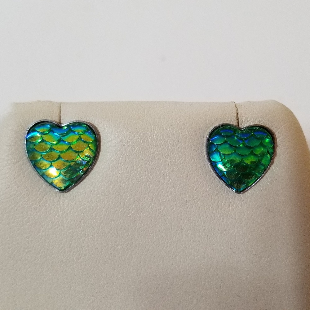 Mermaid/dragon earrings